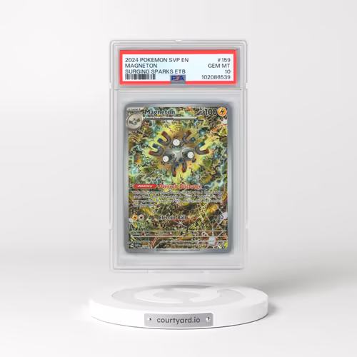 2024 Pokémon Svp EN-SV Black Star Promo #159 Magneton - Surging Sparks Elite Trainer Box (PSA 10 GEM MINT)