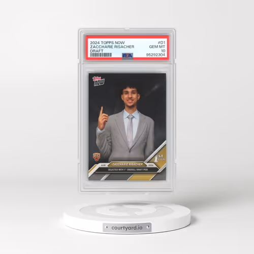 2024 Topps Now Draft #D1 Zaccharie Risacher (PSA 10 GEM MINT)