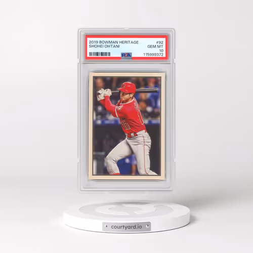 2019 Bowman Heritage #92 Shohei Ohtani (PSA 10 GEM MINT)