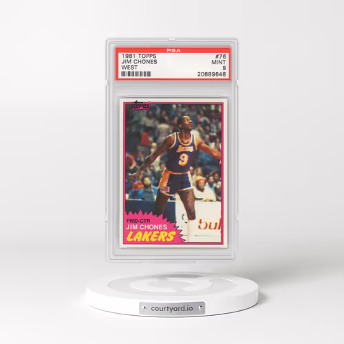 1981 Topps #76 Jim Chones - West (PSA 9 MINT)