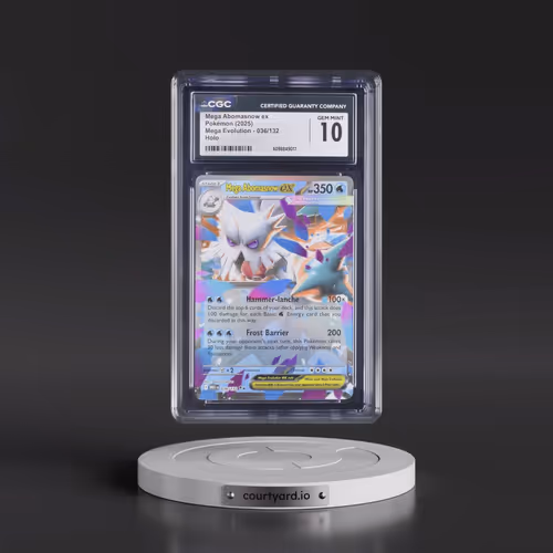 2025 Mega Evolution - MEG EN #036/132 Mega Abomasnow ex - Holo (CGC 10 GEM MINT)