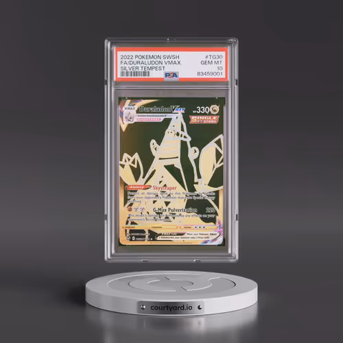 2022 Pokémon Sword & Shield Silver Tempest #TG30 Duraludon Vmax - Full Art (PSA 10 GEM MINT)