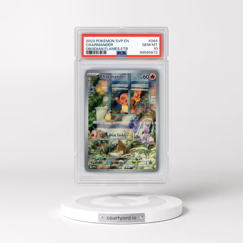 2023 Pokémon Svp EN-SV Black Star Promo #044 Charmander - Obsidian Flames Elite Trainer Box (PSA 10