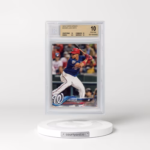 2018 Topps Update #US300 Juan Soto - Batting (BGS 10 PRISTINE)