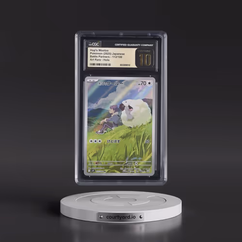 2025 Pokémon SV9-Battle Partners #112 Hop's Wooloo - Art Rare (CGC 10 PRISTINE)