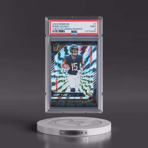 2024 Panini Donruss the Elite Series Rookies #7 Rome Odunze (PSA 9 MINT)