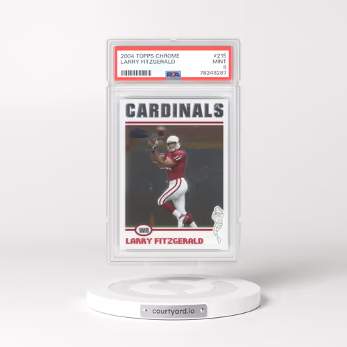 2004 Topps Chrome #215 Larry Fitzgerald (PSA 9 MINT)