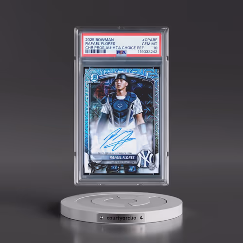 2025 Bowman Chrome Prospect Autographs #CPARF Rafael Flores - Hta Choice Refractor (PSA 10 GEM MINT)