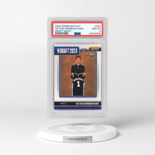 2023 Panini Instant Draft Night #DN1 Victor Wembanyama (PSA 8 NM-MT)