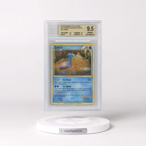 2023 Pokémon Trading Card Game Classic Blastoise and Suicune ex Deck #008 Lapras (BGS 9.5 GEM MINT)