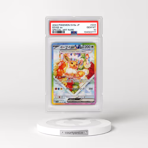 2024 Pokémon Sv8a-Terastal Fest EX #224 Eevee EX - Holo Special Art Rare (PSA 10 GEM MINT)