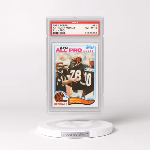1982 Topps #51 Anthony Munoz - All-Pro (PSA 8 NM-MT)