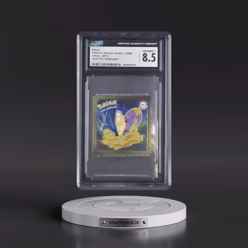 Action Flipz Series 1 (Artbox) - English #R13 Ekans - Chromium Stickers (CGC 8.5 NM-MT+)