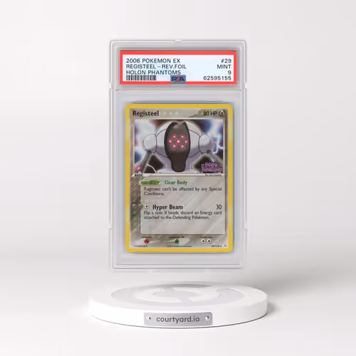 2006 Pokémon EX Holon Phantoms #29 Registeel - Reverse Foil (PSA 9 MINT)