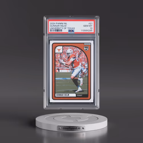 2024 Panini Nil University of Texas Gunnar Helm (PSA 10 GEM MINT)