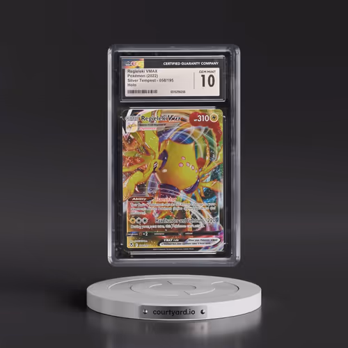 2022 Silver Tempest #058/195 Regieleki VMAX - Holo (CGC 10 GEM MINT)
