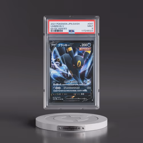 2021 Pokémon Sword & Shield Eevee Heroes #047 Umbreon V - Holo (PSA 9 MINT)
