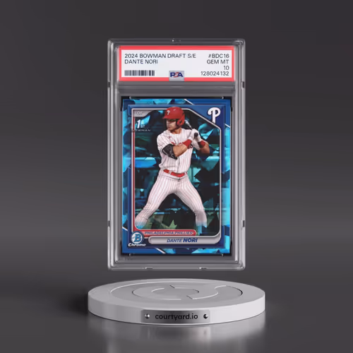2024 Bowman Draft Sapphire Edition #BDC16 Dante Nori (PSA 10 GEM MINT)
