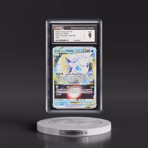 2022 Silver Tempest #034/195 Alolan Vulpix VSTAR - Holo (CGC 9 MINT)