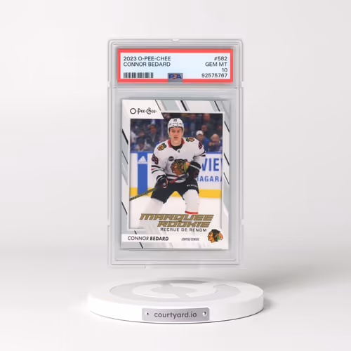2023 Upper Deck O-Pee-Chee #582 Connor Bedard (PSA 10 GEM MINT)