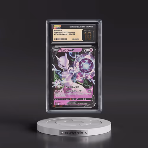 2022 VSTAR Universe #050/172 Mewtwo V - Holo (CGC 10 PRISTINE)