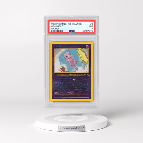 2001 Pokémon Southern Islands Promo #1 Mew - Holo (PSA 7 NM)