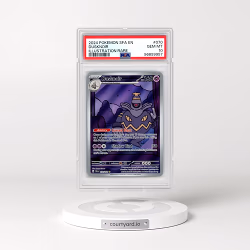 2024 Pokémon Sfa EN-Shrouded Fable #070 Dusknoir - Illustration Rare (PSA 10 GEM MINT)