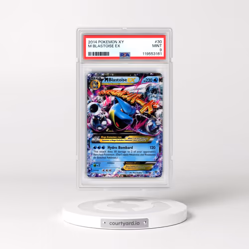 2014 Pokémon XY #30 M Blastoise EX - Holo (PSA 9 MINT)