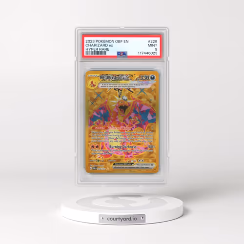 2023 Pokémon Obf EN-Obsidian Flames #228 Charizard EX - Holo Hyper Rare (PSA 9 MINT)
