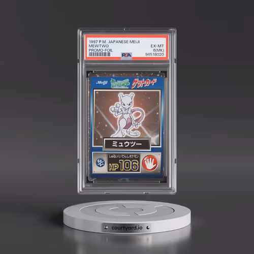 1997 Pokémon Meiji Promo Mewtwo - Foil (PSA 6 EX-MT)