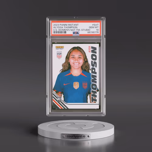 2023 Panini Instant US Women's National Team-Studio #SAT Alyssa Thompson (PSA 10 GEM MINT)