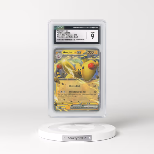 2023 Black Star Promos - Scarlet & Violet SVP EN #016 Ampharos ex - Ampharos ex Battle Deck (CGC 9 MINT)