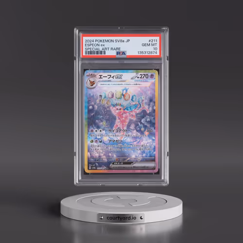 2024 Pokémon Sv8a-Terastal Fest EX #211 Espeon EX - Holo Special Art Rare (PSA 10 GEM MINT)