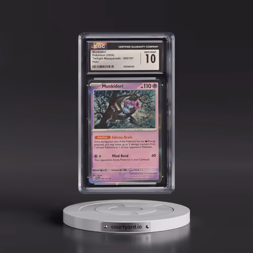 2024 Pokémon Twm EN-Twilight Masquerade #095 Munkidori (CGC 10 GEM MINT)