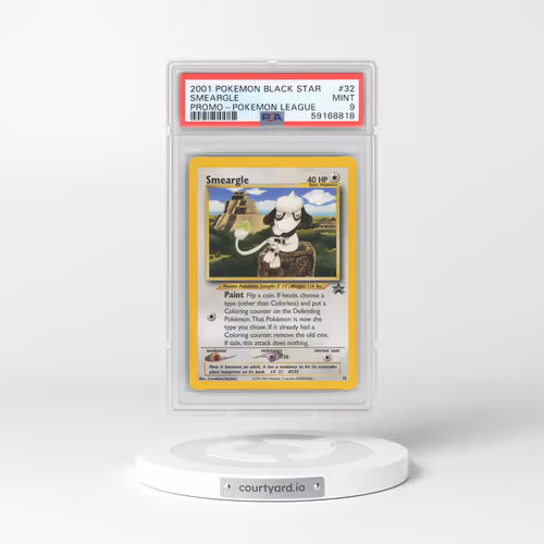 1999 Black Star Promos #32 Smeargle - Pokémon League (PSA 9 MINT)