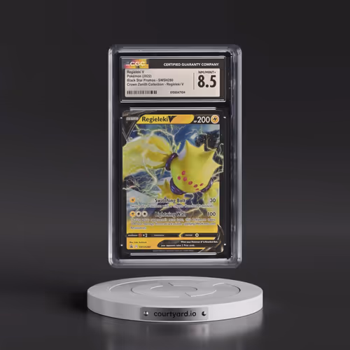 2017 Black Star Promos - Sword & Shield #SWSH280 Regieleki V - Holo Crown Zenith Collection - Regiel