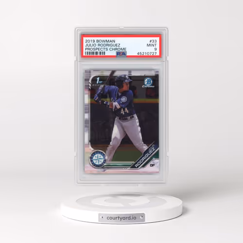 2019 Bowman Prospects Chrome #33 Julio Rodriguez (PSA 9 MINT)