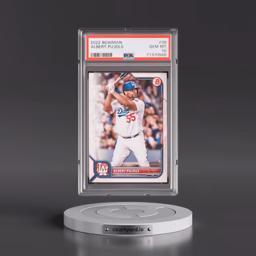 2022 Bowman #39 Albert Pujols (PSA 10 GEM MINT)