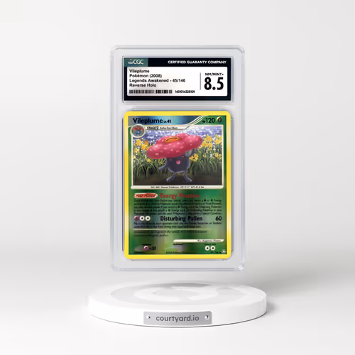 2008 Legends Awakened #45 Vileplume - Holo (CGC 8.5 NM-MT+)