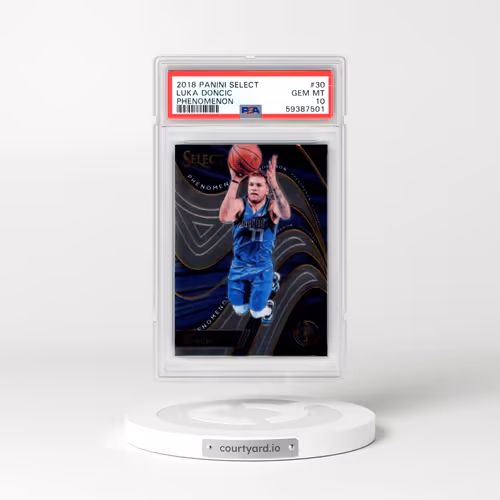 2018 Panini Select Phenomenon #30 Luka Doncic (PSA 10 GEM MINT)