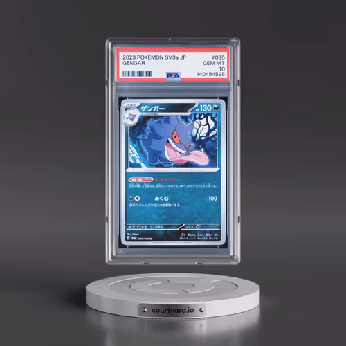 2023 Pokémon Sv3a-Raging Surf #035 Gengar (PSA 10 GEM MINT)