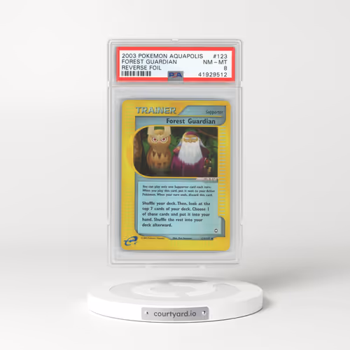 2003 Aquapolis #123 Forest Guardian - Holo (PSA 8 NM-MT)