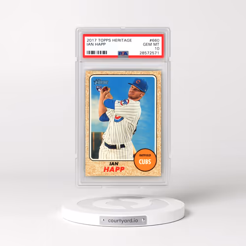 2017 Topps Heritage #660 Ian Happ (PSA 10 GEM MINT)