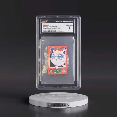 1997 Chip Shooter Series 2 (Rectangular Cards) #039 Jigglypuff (CGC 7 NM)