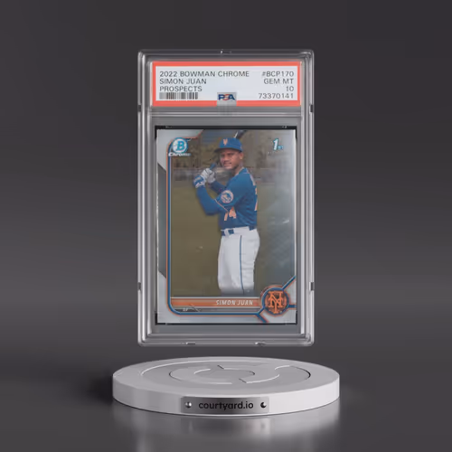 2022 Bowman Chrome Prospects #BCP170 Simon Juan (PSA 10 GEM MINT)