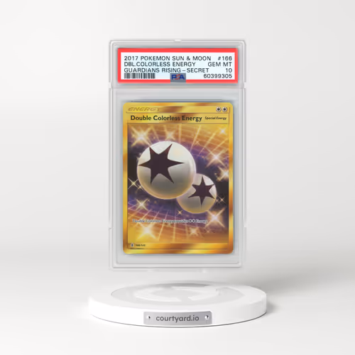 2017 Pokémon Sun & Moon Guardians Rising #166 Double Colorless Energy - Secret (PSA 10 GEM MINT)