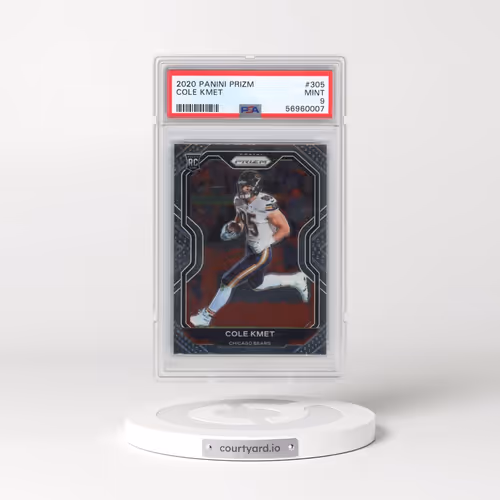 2020 Panini Prizm #305 Cole Kmet (PSA 9 MINT)
