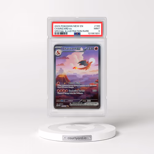 2023 Pokémon Mew EN-151 #199 Charizard EX - Holo Special Illustration Rare (PSA 9 MINT)