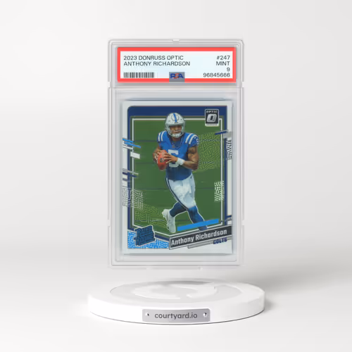 2023 Panini Donruss Optic #247 Anthony Richardson (PSA 9 MINT)