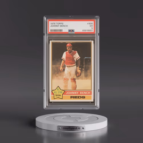 1976 Topps #300 Johnny Bench (PSA 5 EX)
